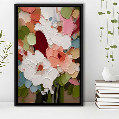 Bloomscape Painting Art, Wall Art Print, Framed Canvas Print, Floating Frame