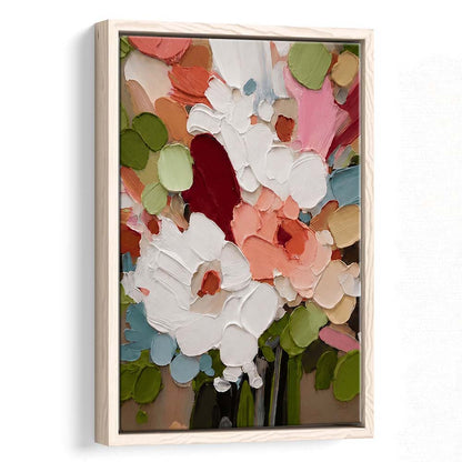 Bloomscape Painting Art, Wall Art Print, Framed Canvas Print, Floating Frame