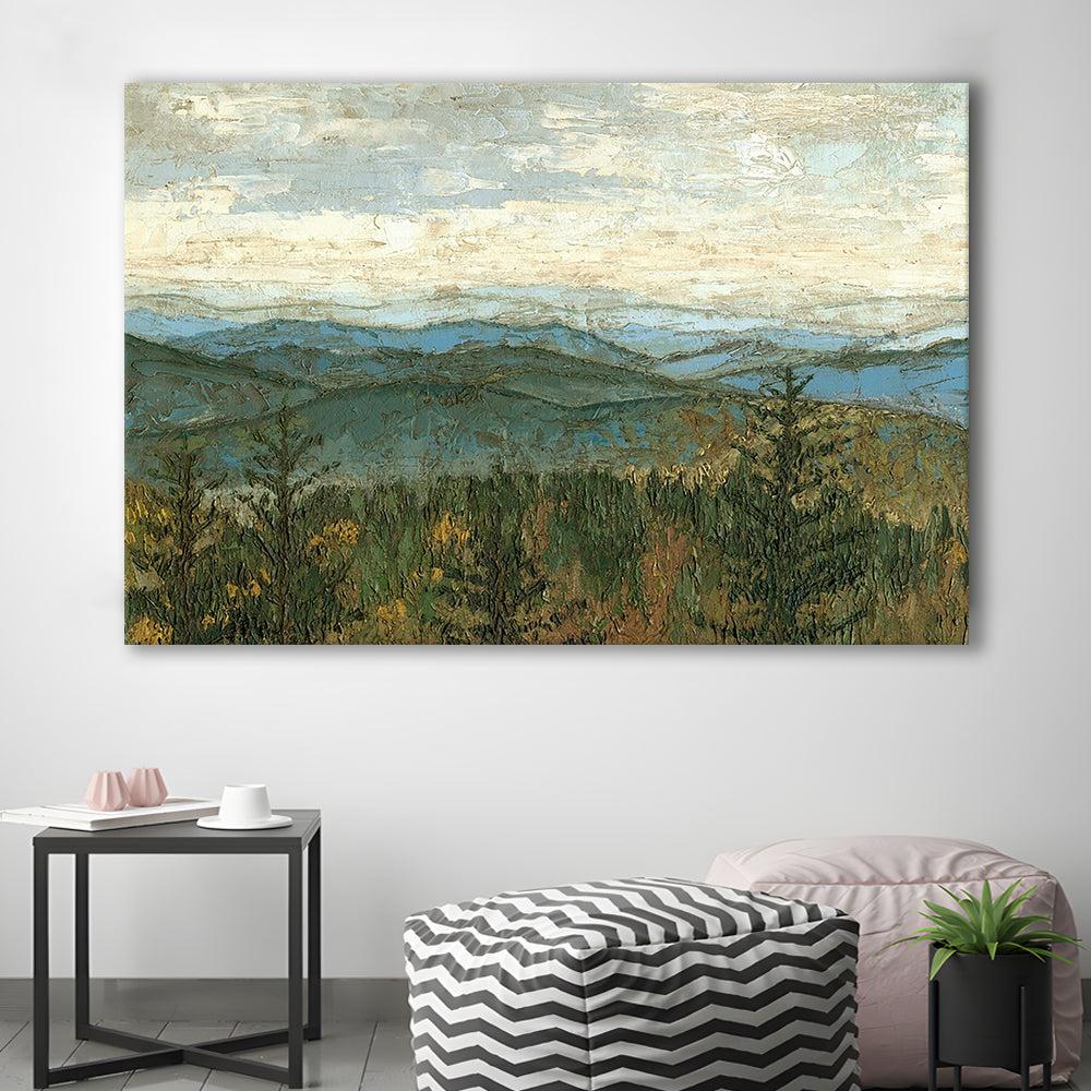 Blue Ridge View II Wall Art, Cavas Print Wall Art Hom Decor