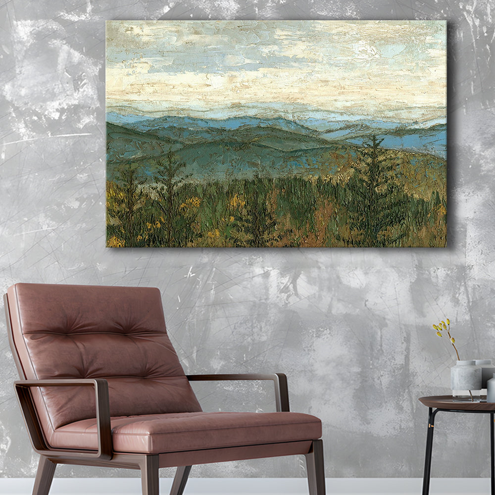 Blue Ridge View II Wall Art, Cavas Print Wall Art Hom Decor