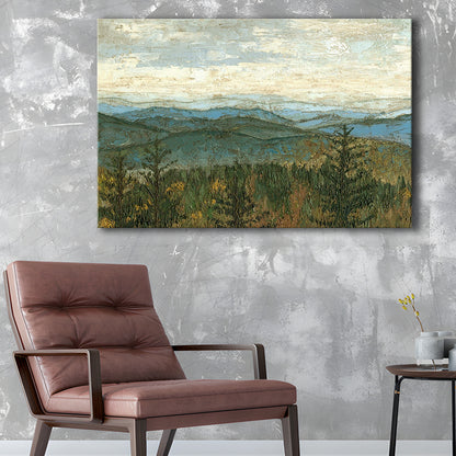 Blue Ridge View II Wall Art, Cavas Print Wall Art Hom Decor