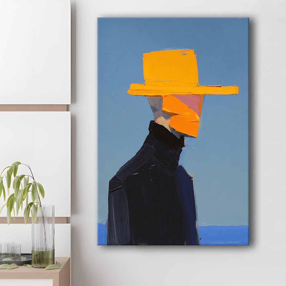 Bold Color Portrait Art  Modern Chic Wall Art Print, Canvas Print, Canvas Decor