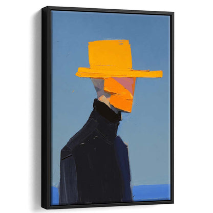 Bold Color Portrait Art  Modern Chic Wall Art Print, Framed Canvas Print, Floating Frame