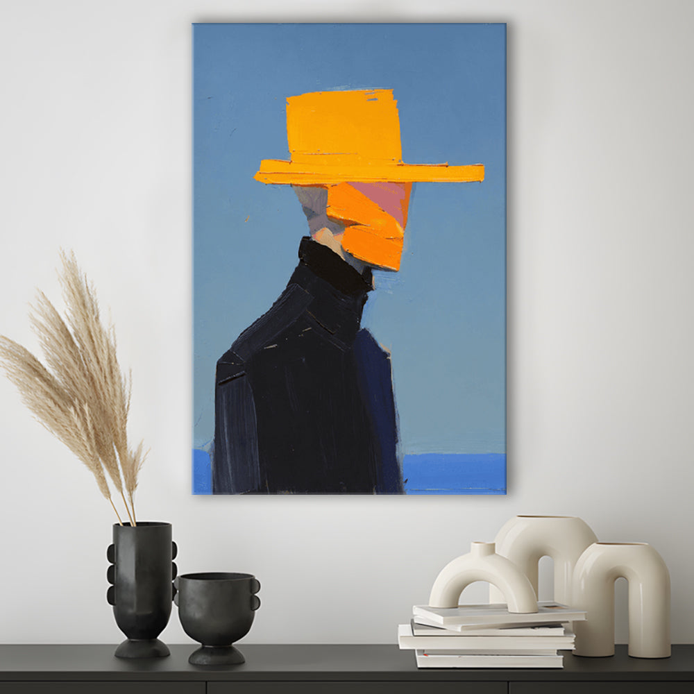Bold Color Portrait Art  Modern Chic Wall Art Print, Canvas Print, Canvas Decor