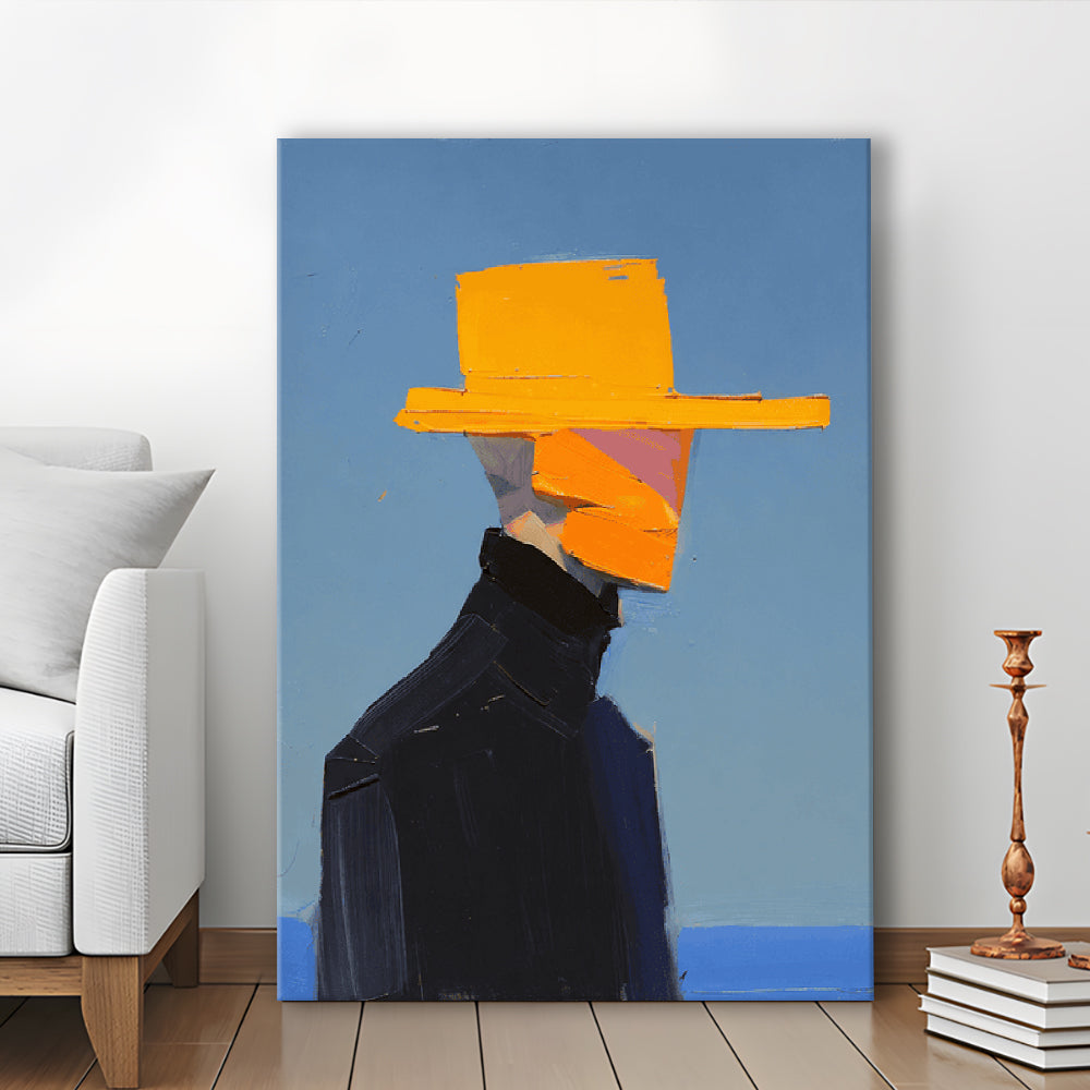 Bold Color Portrait Art  Modern Chic Wall Art Print, Canvas Print, Canvas Decor