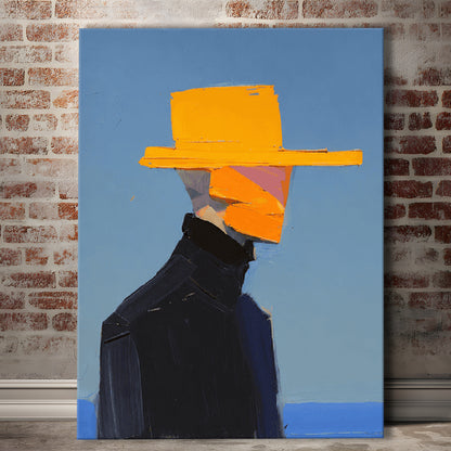 Bold Color Portrait Art  Modern Chic Wall Art Print, Canvas Print, Canvas Decor