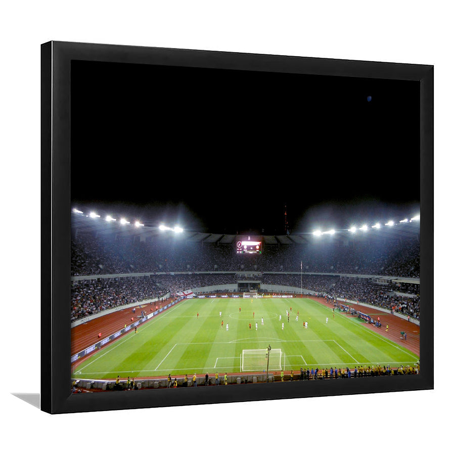 Boris Paichadze Dinamo Arena, Stadium Canvas, Sport Art, Gift for him, Framed Art Print Wall Decor, Picture Framed