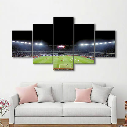 Boris Paichadze Dinamo Arena, Stadium Canvas, Sport Art, Gift for him, 5 Panel, Large Canvas, Canvas Print Wall Art