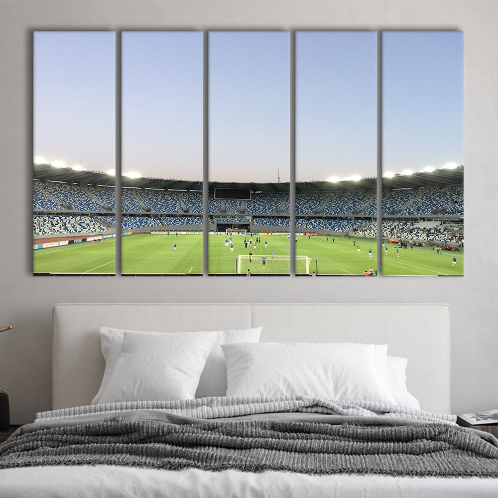 Boris Paichadze Dinamo, Stadium Canvas, Sport Art, 5 Panel B, Extra Large Canvas, Canvas Print Wall Art