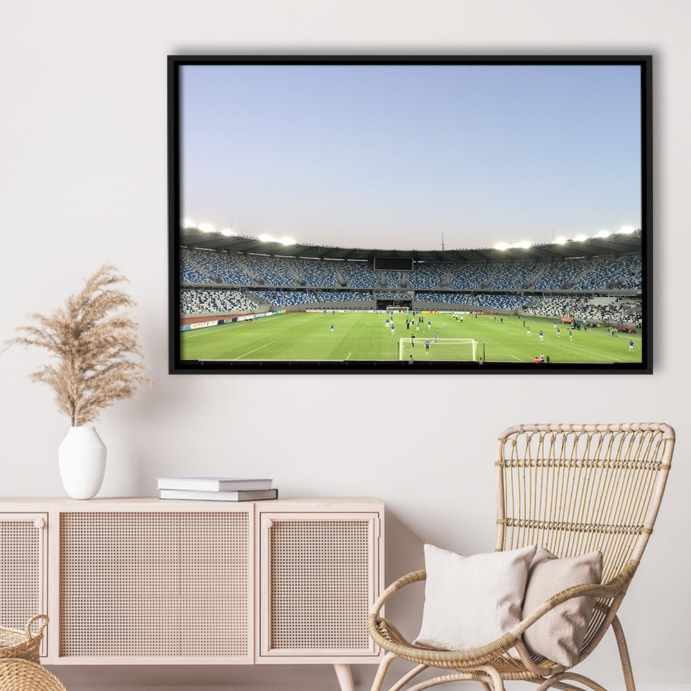 Boris Paichadze Dinamo, Stadium Canvas, Sport Art, Framed Canvas Print Wall Art, Floating Frame