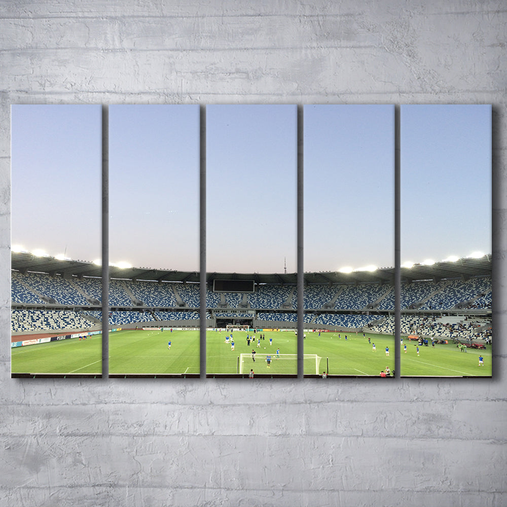 Boris Paichadze Dinamo, Stadium Canvas, Sport Art, 5 Panel B, Extra Large Canvas, Canvas Print Wall Art