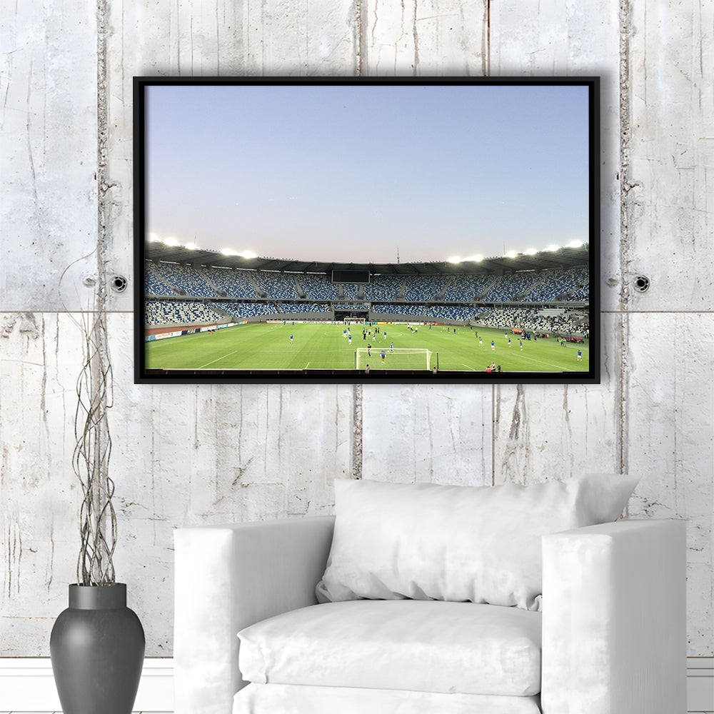 Boris Paichadze Dinamo, Stadium Canvas, Sport Art, Framed Canvas Print Wall Art, Floating Frame