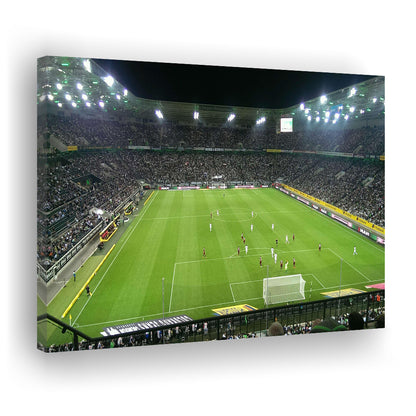 Borussia Park Stadium, Stadium Canvas, Sport Art, Gift for him, Man Cave Decor, Art Print, Canvas Print Wall Art