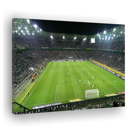 Borussia Park Stadium, Stadium Canvas, Sport Art, Gift for him, Man Cave Decor, Art Print, Canvas Print Wall Art