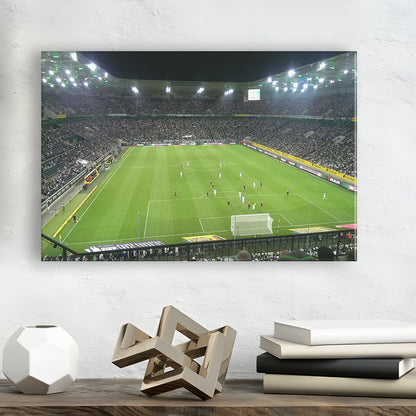 Borussia Park Stadium, Stadium Canvas, Sport Art, Gift for him, Man Cave Decor, Art Print, Canvas Print Wall Art
