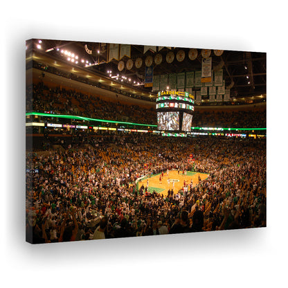 Boston Garden, Stadium Canvas, Sport Art, Gift for him, Man Cave Decor, Art Print, Canvas Print Wall Art