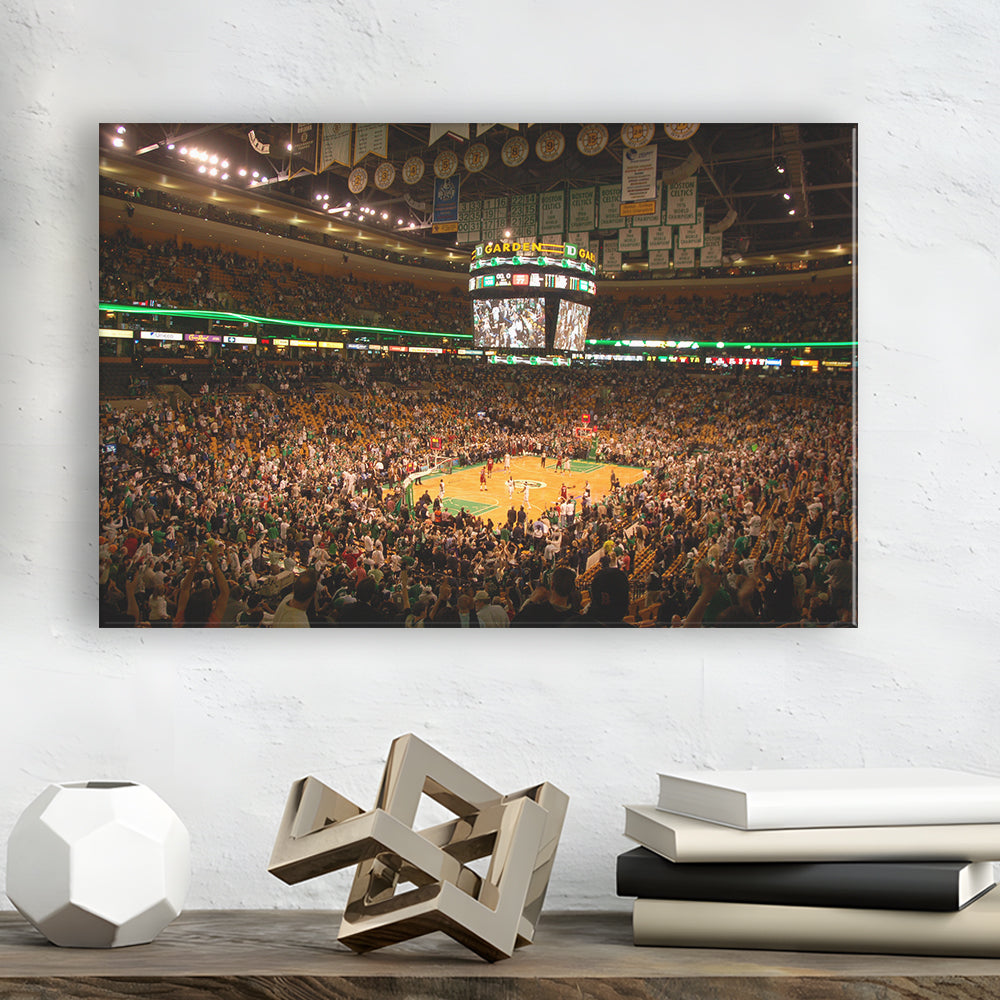 Boston Garden, Stadium Canvas, Sport Art, Gift for him, Man Cave Decor, Art Print, Canvas Print Wall Art