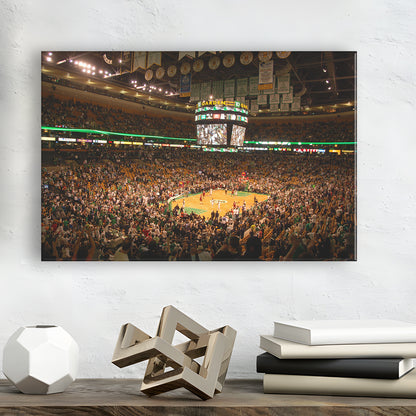 Boston Garden, Stadium Canvas, Sport Art, Gift for him, Man Cave Decor, Art Print, Canvas Print Wall Art