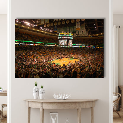 Boston Garden, Stadium Canvas, Sport Art, Gift for him, Man Cave Decor, Art Print, Canvas Print Wall Art