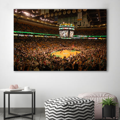 Boston Garden, Stadium Canvas, Sport Art, Gift for him, Man Cave Decor, Art Print, Canvas Print Wall Art