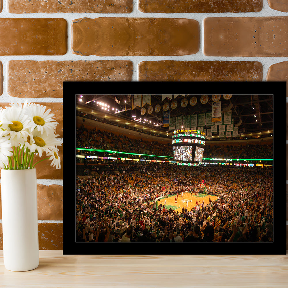 Boston Garden, Stadium Canvas, Sport Art, Gift for him, Framed Art Print Wall Decor, Picture Framed
