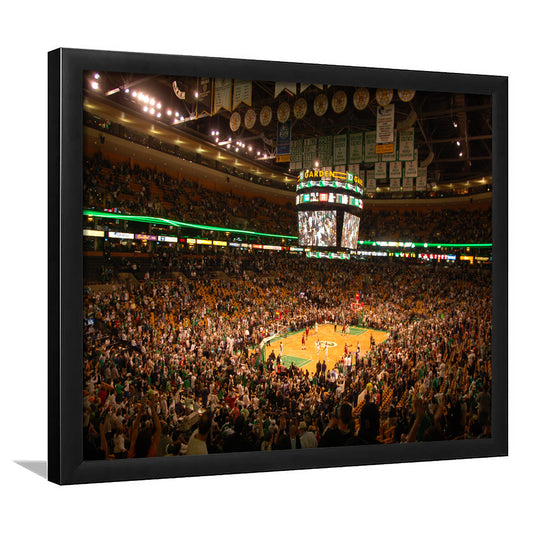 Boston Garden, Stadium Canvas, Sport Art, Gift for him, Framed Art Print Wall Decor, Picture Framed