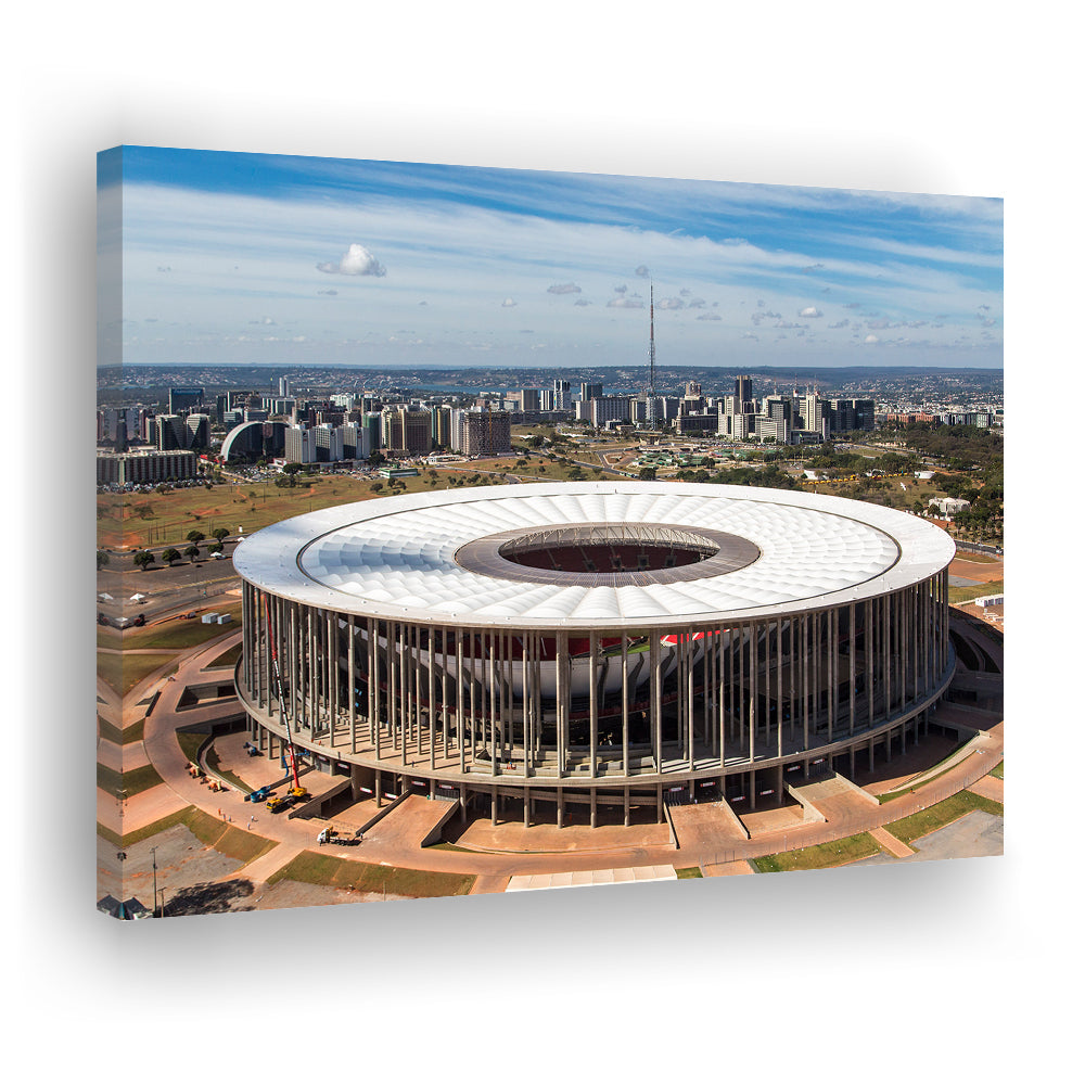 Brasilia Stadium, Stadium Canvas, Sport Art, Gift for him, Man Cave Decor, Art Print, Canvas Print Wall Art