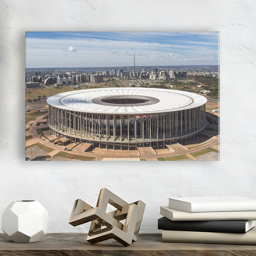 Brasilia Stadium, Stadium Canvas, Sport Art, Gift for him, Man Cave Decor, Art Print, Canvas Print Wall Art