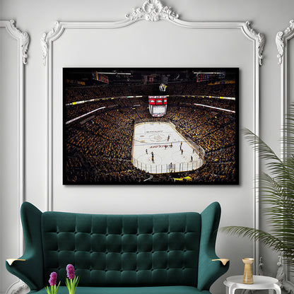 Bridgestone Arena Nashville, Stadium Canvas, Sport Art, Gift for him, Framed Art Print Wall Decor, Picture Framed