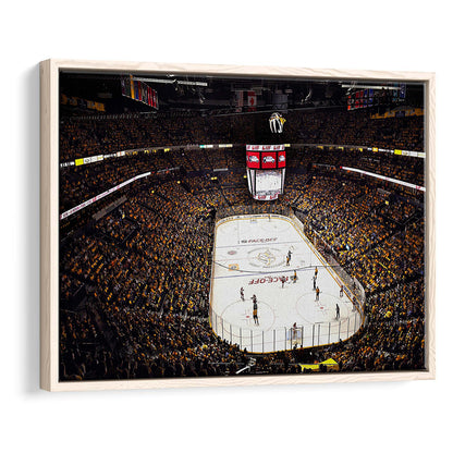Bridgestone Arena Nashville, Stadium Canvas, Sport Art, Framed Canvas Print Wall Art, Floating Frame