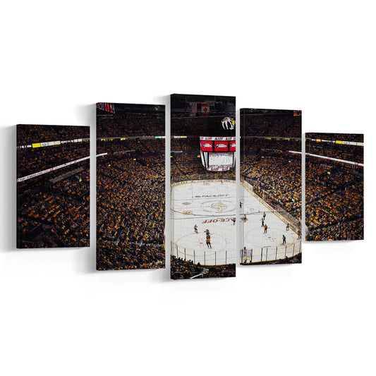 Bridgestone Arena Nashville, Stadium Canvas, Sport Art, Gift for him, 5 Panel, Large Canvas, Canvas Print Wall Art
