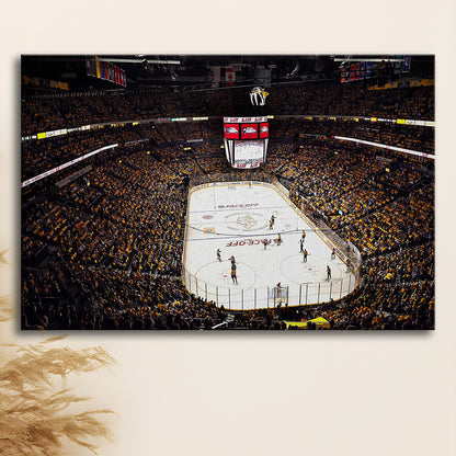 Bridgestone Arena Nashville, Stadium Canvas, Sport Art, Gift for him, Man Cave Decor, Art Print, Canvas Print Wall Art