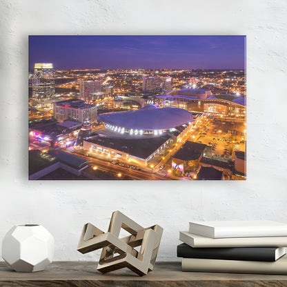Bridgestone Arena, Stadium Canvas, Sport Art, Gift for him, Man Cave Decor, Art Print, Canvas Print Wall Art