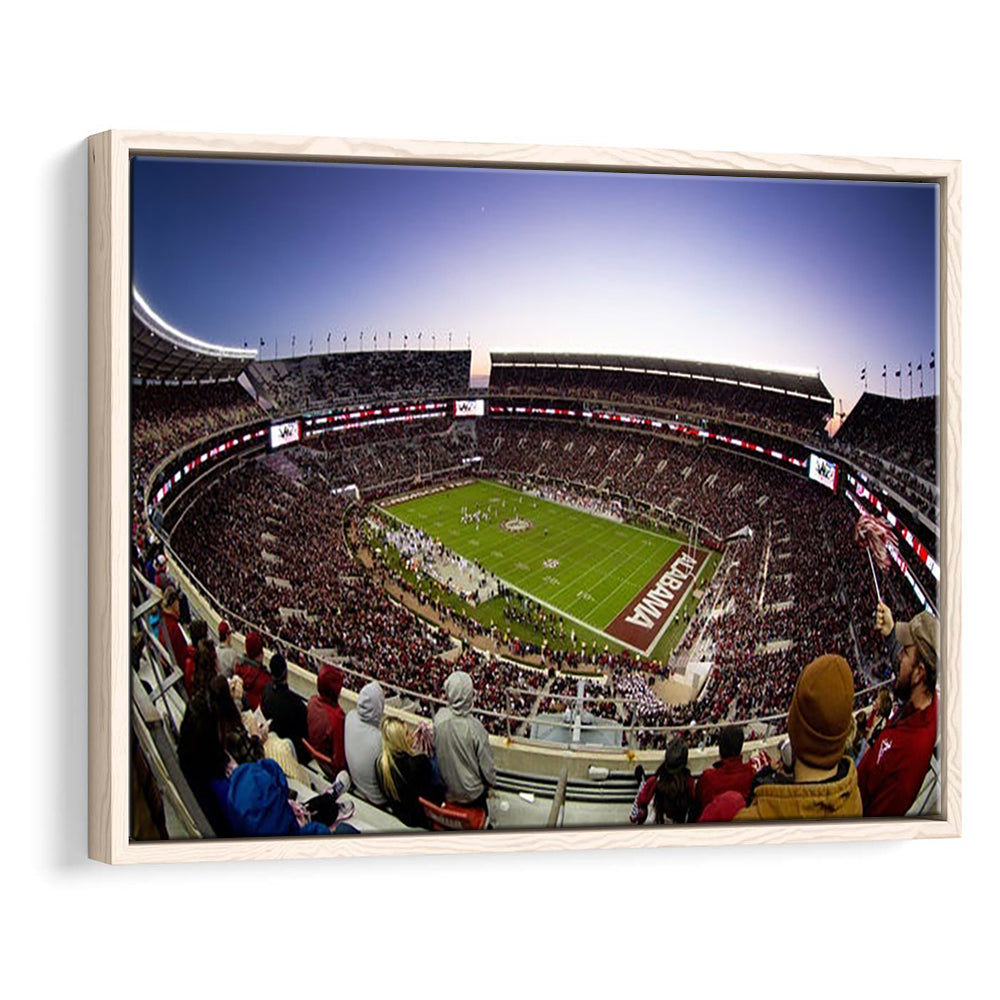 Bryant Denny Stadium, Stadium Canvas, Sport Art, Framed Canvas Print Wall Art, Floating Frame
