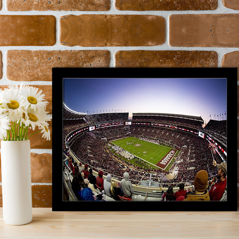 Bryant Denny Stadium, Stadium Canvas, Sport Art, Gift for him, Framed Art Print Wall Decor, Picture Framed