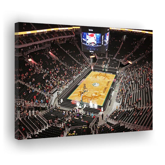 Buck's New Fiserv Forum Arena, Stadium Canvas, Sport Art, Gift for him, Man Cave Decor, Art Print, Canvas Print Wall Art