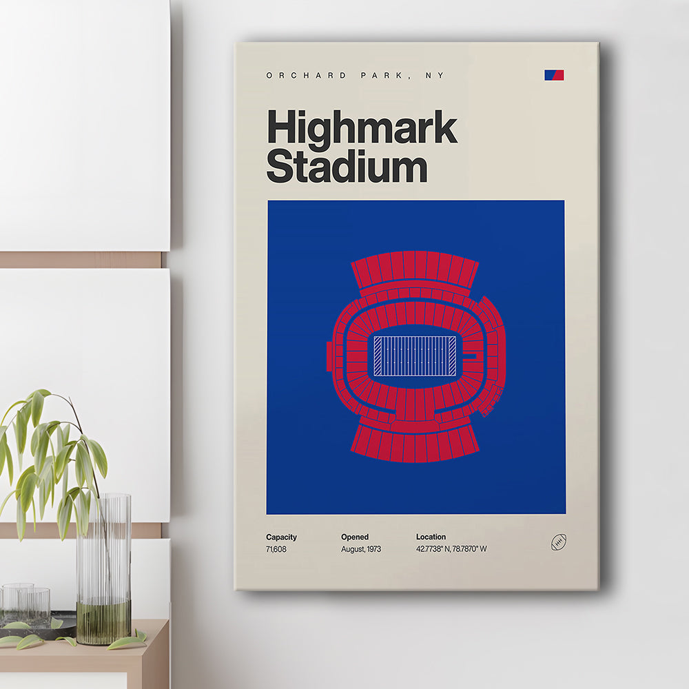 Highmark Stadium Print, Bills Highmark Stadium Print, Fan Gifts, Sport Art, Canvas Print Wall Art