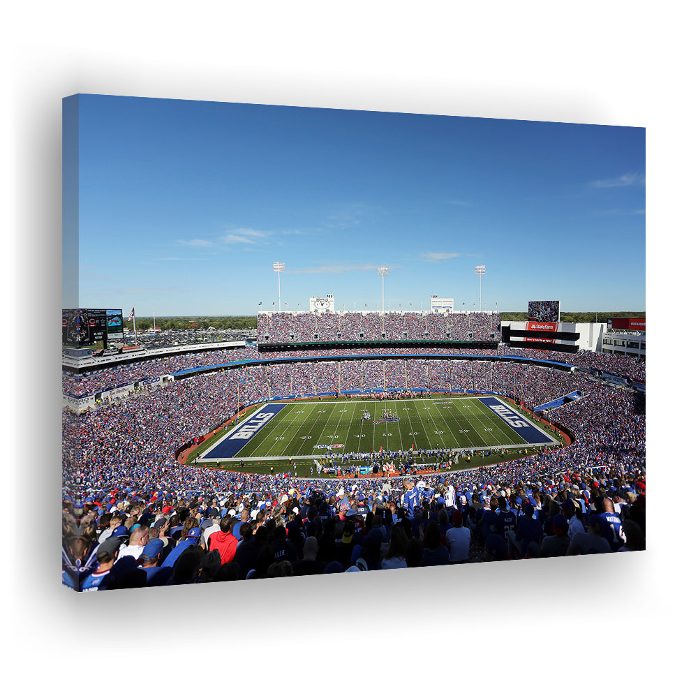 Buffalo Bills Stadium, Stadium Canvas, Sport Art, Gift for him, Man Cave Decor, Art Print, Canvas Print Wall Art