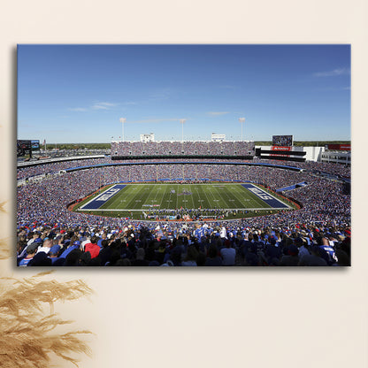 Buffalo Bills Stadium, Stadium Canvas, Sport Art, Gift for him, Man Cave Decor, Art Print, Canvas Print Wall Art