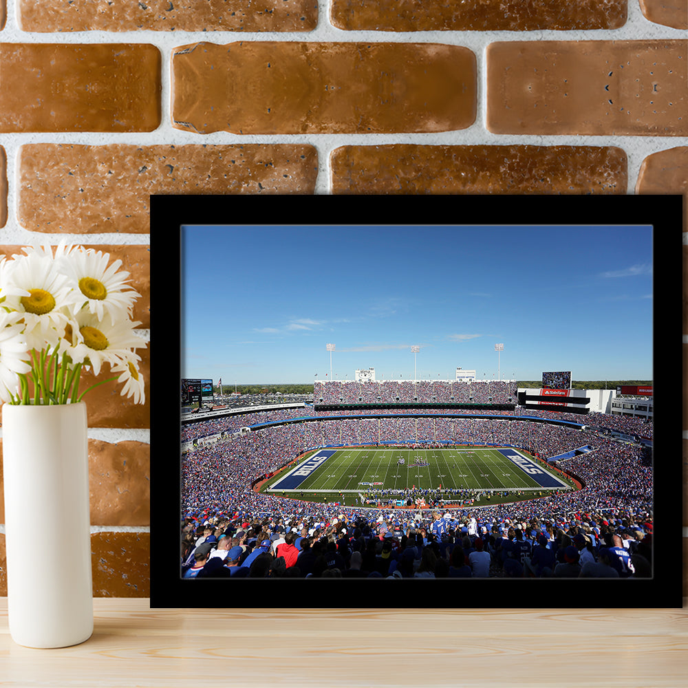 Buffalo Bills Stadium, Stadium Canvas, Sport Art, Gift for him, Framed Art Print Wall Decor, Picture Framed