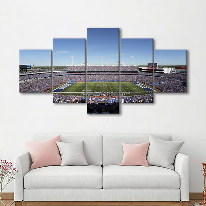Buffalo Bills Stadium, Stadium Canvas, Sport Art, Gift for him, 5 Panel, Large Canvas, Canvas Print Wall Art