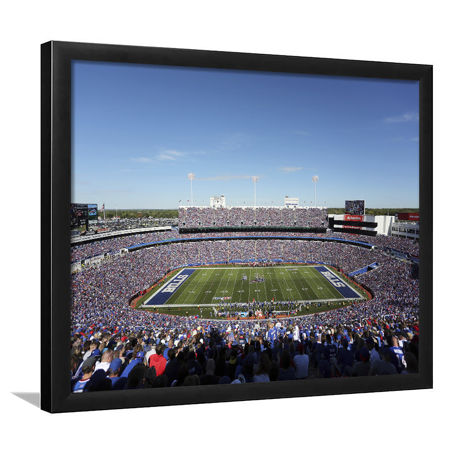 Buffalo Bills Stadium, Stadium Canvas, Sport Art, Gift for him, Framed Art Print Wall Decor, Picture Framed