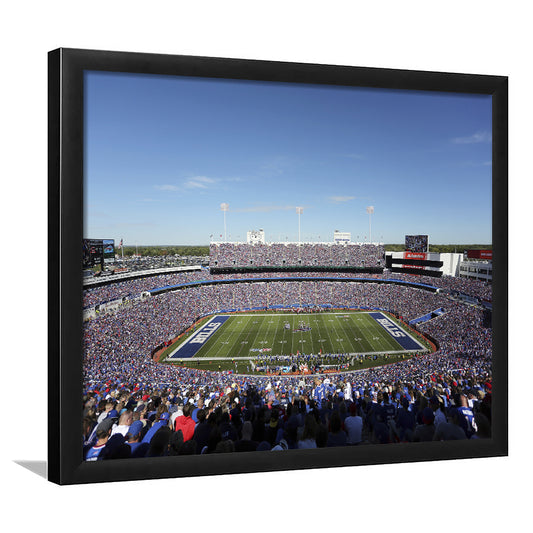 Buffalo Bills Stadium, Stadium Canvas, Sport Art, Gift for him, Framed Art Print Wall Decor, Picture Framed