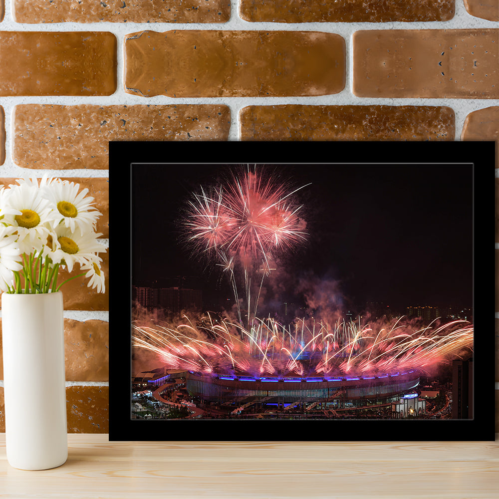 Bukit Jalil National Stadium, Stadium Canvas, Sport Art, Gift for him, Framed Art Print Wall Decor, Picture Framed