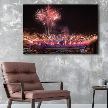Bukit Jalil National Stadium, Stadium Canvas, Sport Art, Gift for him, Man Cave Decor, Art Print, Canvas Print Wall Art