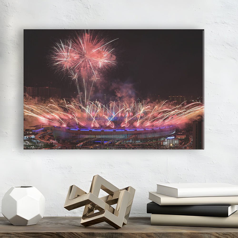 Bukit Jalil National Stadium, Stadium Canvas, Sport Art, Gift for him, Man Cave Decor, Art Print, Canvas Print Wall Art