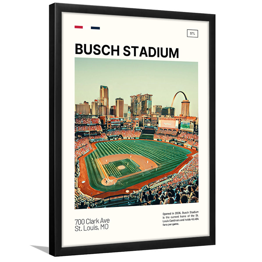 Busch Stadium Print, St. Louis Cardinals Stadium Art, Gifts for him, Sport Art, Framed Art Print Wall Decor