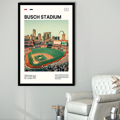 Busch Stadium Print, St. Louis Cardinals Stadium Art, Gifts for him, Sport Art, Framed Art Print Wall Decor