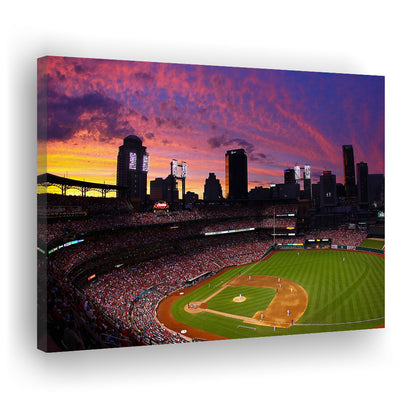 Busch Stadium St Louis Cardinals, Stadium Canvas, Sport Art, Gift for him, Man Cave Decor, Art Print, Canvas Print Wall Art