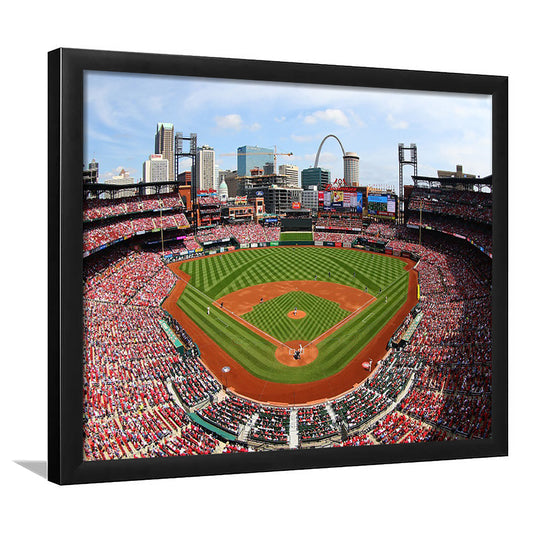 Busch Stadium, Stadium Canvas, Sport Art, Gift for him, Framed Art Print Wall Decor, Picture Framed